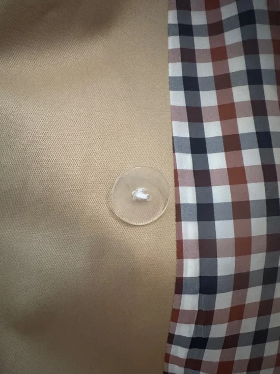 Caslon Cotton Classic Beige Trench Coat with Removable Belt - Picture 15 of 17